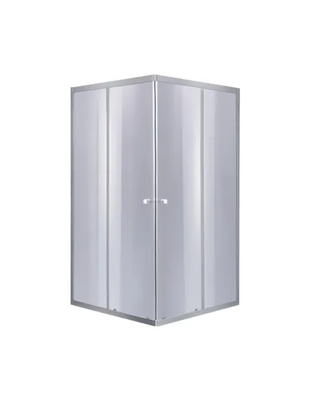 Душова кабіна без піддону Lidz Wawel SC90x90.SAT.LOW.GR, квадратна - 1