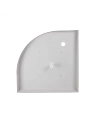 Душевая кабина с поддоном Lidz Latwa SC80x80.SAT.LOW.GR Kupala, полукруглая - 4