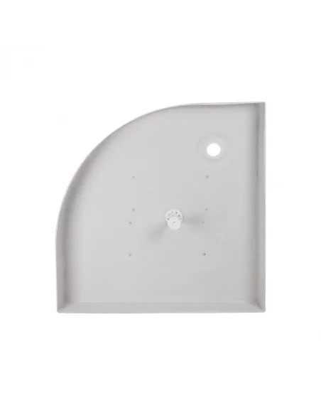 Душевая кабина с поддоном Lidz Latwa SC80x80.SAT.LOW.GR Kupala, полукруглая - 4