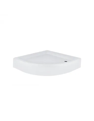 Душевая кабина с поддоном Lidz Latwa SC80x80.SAT.LOW.GR Kupala, полукруглая - 5