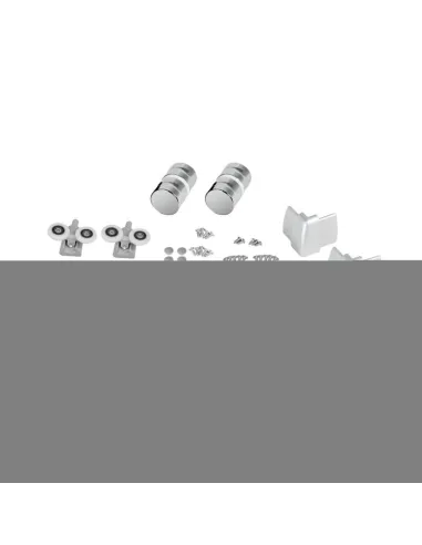 Душова кабіна з піддоном Lidz Wawel SC90x90.SAT.LOW.GR Mazur, квадратна - 10