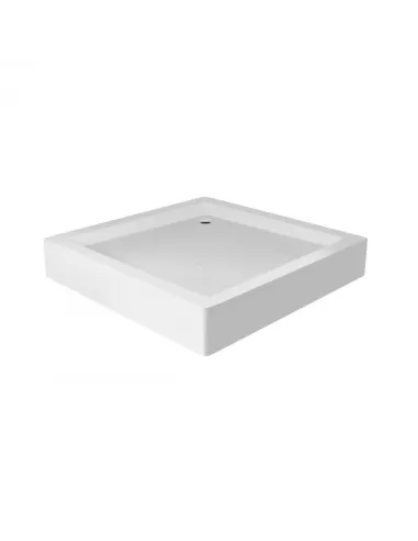 Душова кабіна з піддоном Lidz Wawel SC90x90.SAT.LOW.GR Mazur, квадратна - 11