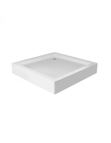 Душова кабіна з піддоном Lidz Wawel SC90x90.SAT.LOW.GR Mazur, квадратна - 11