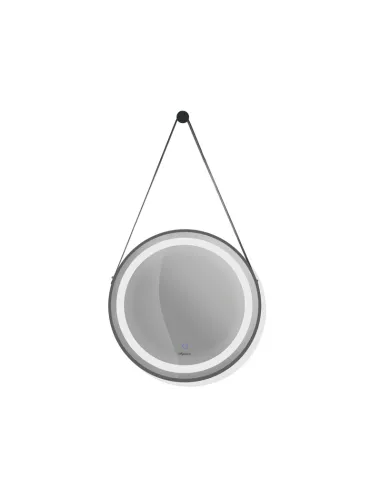 Зеркало Asignatura Unique 85401802 с LED подсветкой 600 мм, черное  - 5