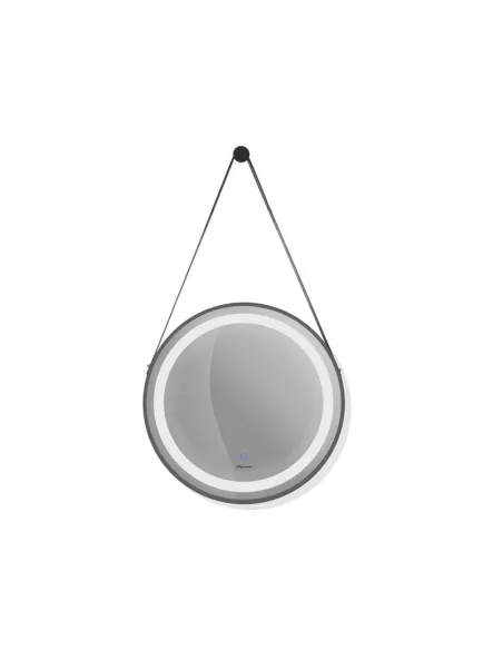 Зеркало Asignatura Unique 85401802 с LED подсветкой 600 мм, черное  - 5