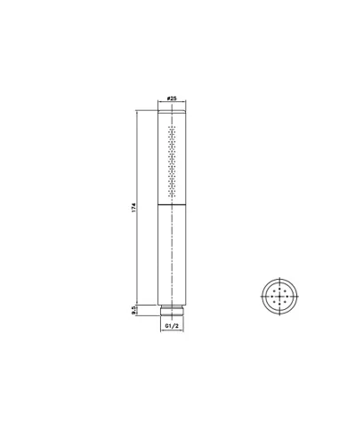 Лейка для ручного душа Asignatura Delight 75509800 - 2