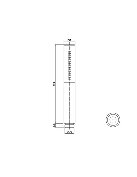 Лейка для ручного душа Asignatura Delight 75509800 - 2