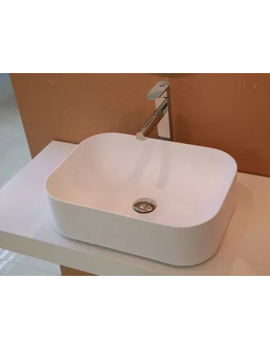 Накладная раковина из искусственного камня Asignatura Delight 75721604 белая - 5