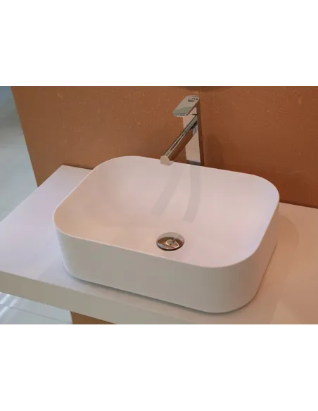 Накладная раковина из искусственного камня Asignatura Delight 75721604 белая - 5