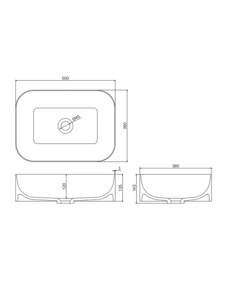 Накладная раковина из искусственного камня Asignatura Delight 75721604 белая - 6
