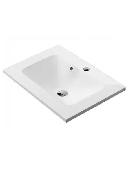 Раковина из искусственного камня Asignatura Delight 75701404 встраиваемая, белая - 1