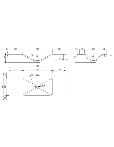 Раковина из искусственного камня Asignatura Delight 75721404 встраиваемая, белая - 4