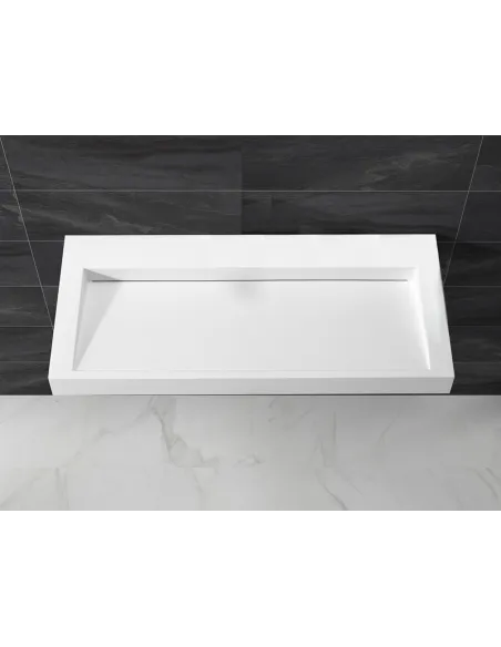 Раковина из искусственного камня Asignatura Stream 35731804 подвесная, белая - 1