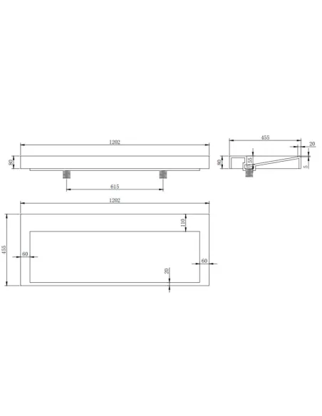 Раковина из искусственного камня Asignatura Stream 35731804 подвесная, белая - 5