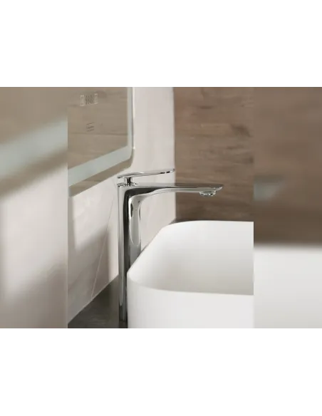 Смеситель для раковины в ванной Asignatura Intense 65521600 высокий, хром - 5