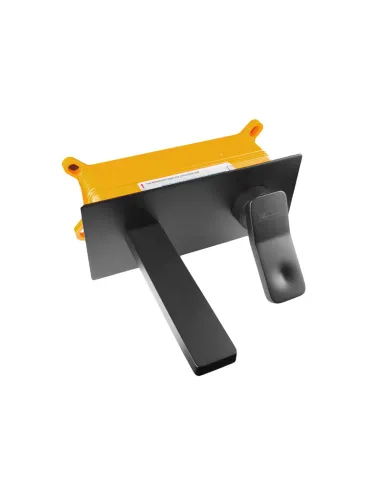 Смеситель для умывальника скрытого монтажа Asignatura Unique 85501902 черный - 2