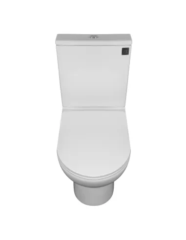 Безободковый унитаз-компакт Asignatura Rimless Simple Bend 37822505 сиденье микролифт - 5