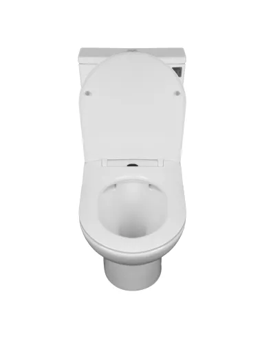 Безободковый унитаз-компакт Asignatura Rimless Simple Bend 37822505 сиденье микролифт - 6