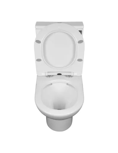 Безободковый унитаз-компакт Asignatura Rimless Simple Bend 37822505 сиденье микролифт - 7