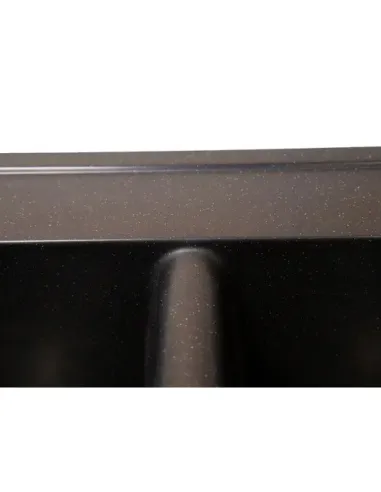 Мийка для кухні з граніту Romzha Valuri 78-2D Antracit 901, 780х510х217 мм - 2