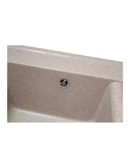 Мийка для кухні з граніту Romzha Valuri 78-2D Piesok 301, 780х510х217 мм - 3