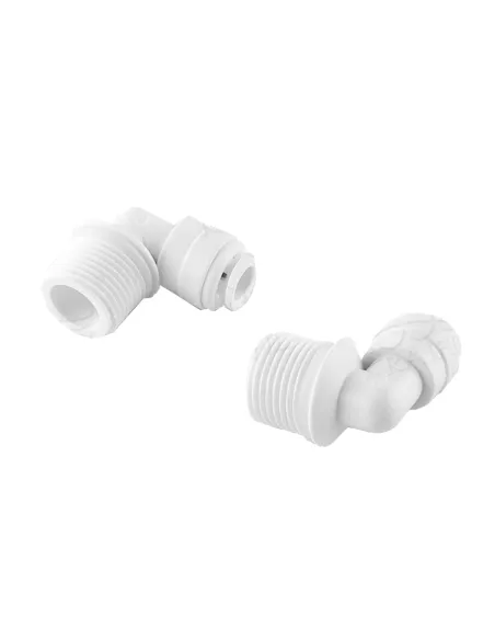 Фітинг кутовий Raifil 2817-H, 0.25х0.25 дюйма, з ущільнювачем - 1