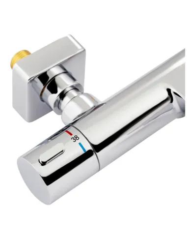 Смеситель для ванны с термостатом Q-Tap Votice 30T105GC, хром - 3