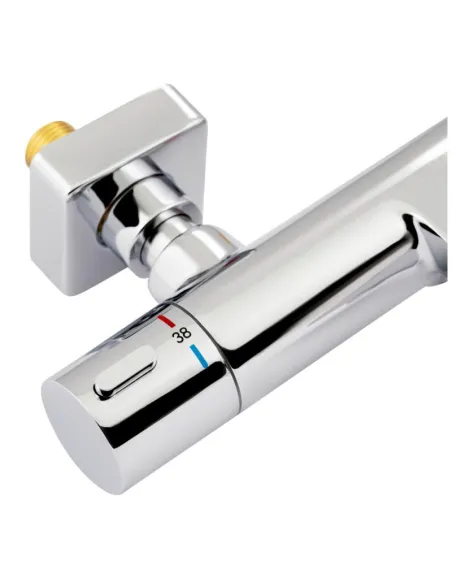 Смеситель для ванны с термостатом Q-Tap Votice 30T105GC, хром - 3