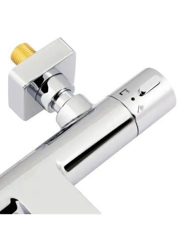 Смеситель для ванны с термостатом Q-Tap Votice 30T105GC, хром - 4