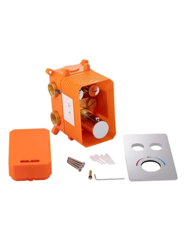 Змішувач для душу прихованого монтажу Q-Tap Votice 6442T105NKC з термостатом - 4