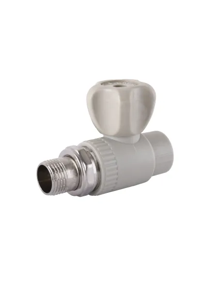 Кран для радиатора прямой Kalde PPR 20 мм, диаметр резьбы 1/2 дюйма 22000 - 1
