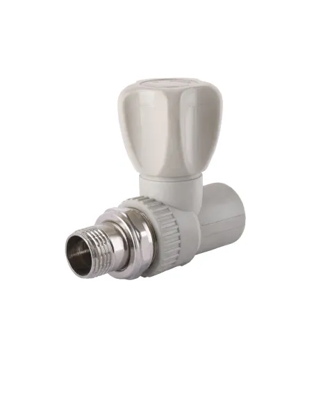 Кран для радиатора прямой Kalde PPR 25 мм, диаметр резьбы 3/4 дюйма 22011 - 1