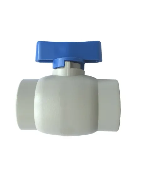 Кран шаровой для полипропиленовых труб Kalde PPR 32 мм мини, синий 20920  - 1