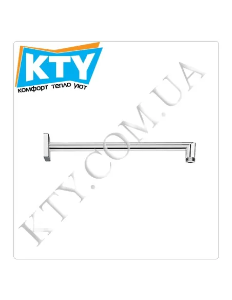 Тримач верхнього душу настінний G1/2 Tres 1.61.187.40 хром - 1