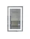 Зеркало для ванной комнаты Unio MRR-01 SQR-AA 500 x 800 LED подсветка - 1