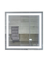 Зеркало для ванной комнаты Unio MRR-01 SQR-AA 800 x 800 LED подсветка - 1