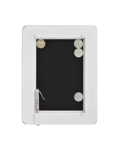 Зеркало для ванной комнаты Unio MRR-02 SQR-RA 600 x 800 LED подсветка - 4