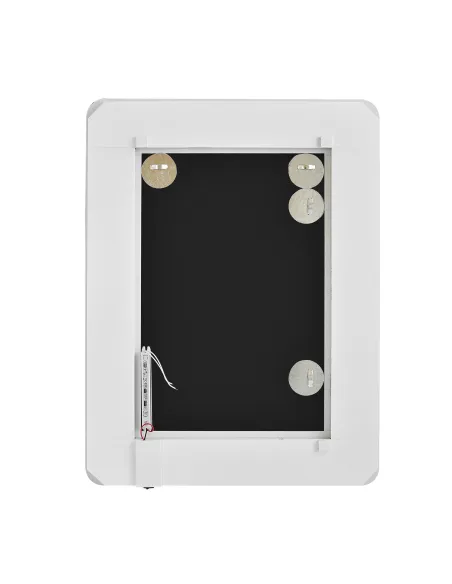 Зеркало для ванной комнаты Unio MRR-02 SQR-RA 600 x 800 LED подсветка - 4