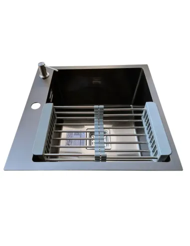 Мийка квадратна Romzha Arta Nova U-450 BL - 5