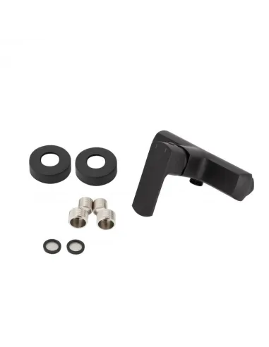 Змішувач для душу зовнішнього монтажу Q-Tap Lipno 4023101CB Black Matt чорний - 4